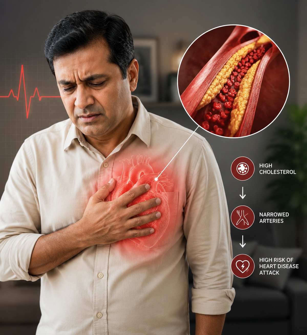 Doctor consultation at Gokul Heart Cholesterol Clinic