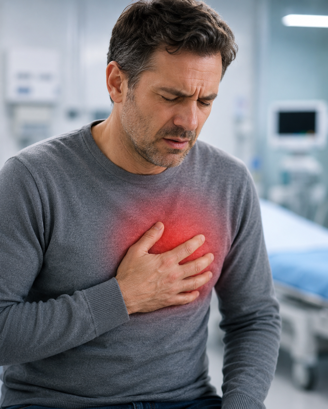 Heaviness and tightness across the chest