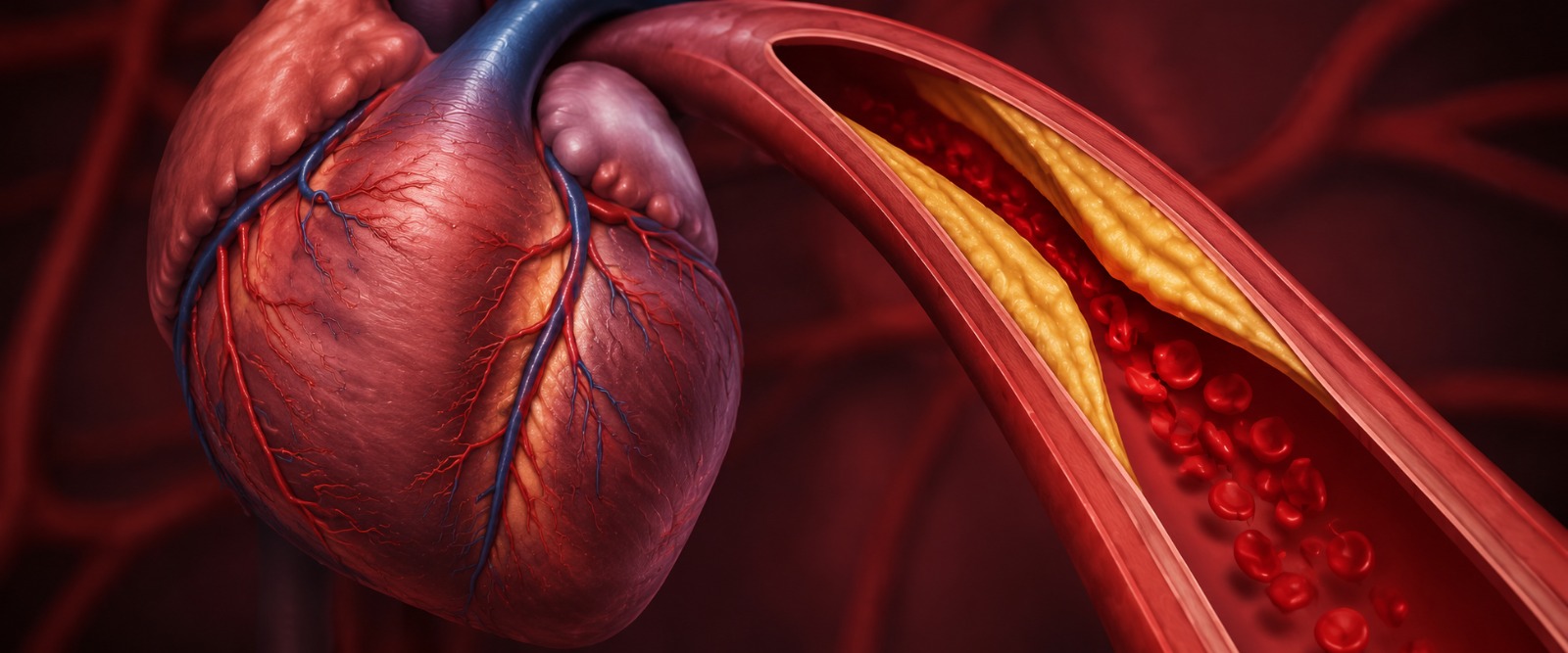Illustration of an irregular, racing heartbeat