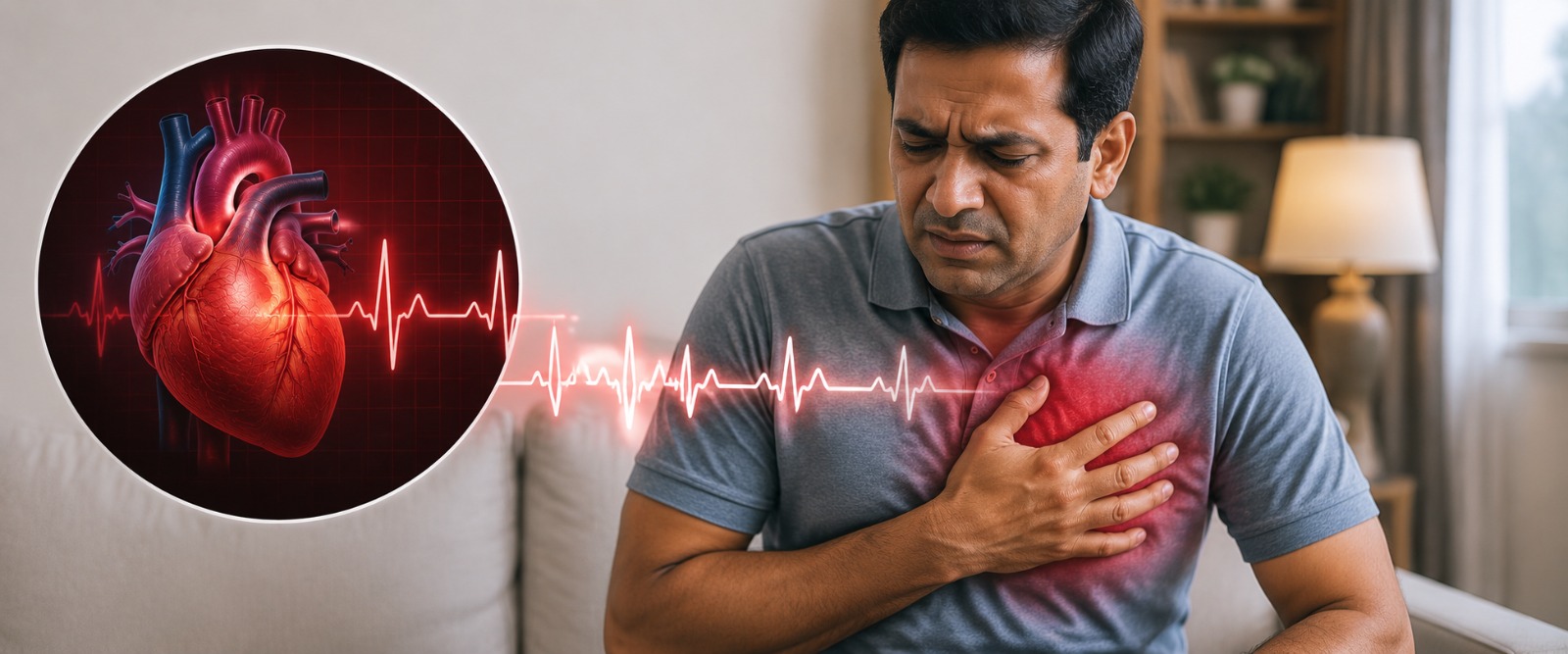 Person feeling unusually tired because of a slow or irregular heart rhythm