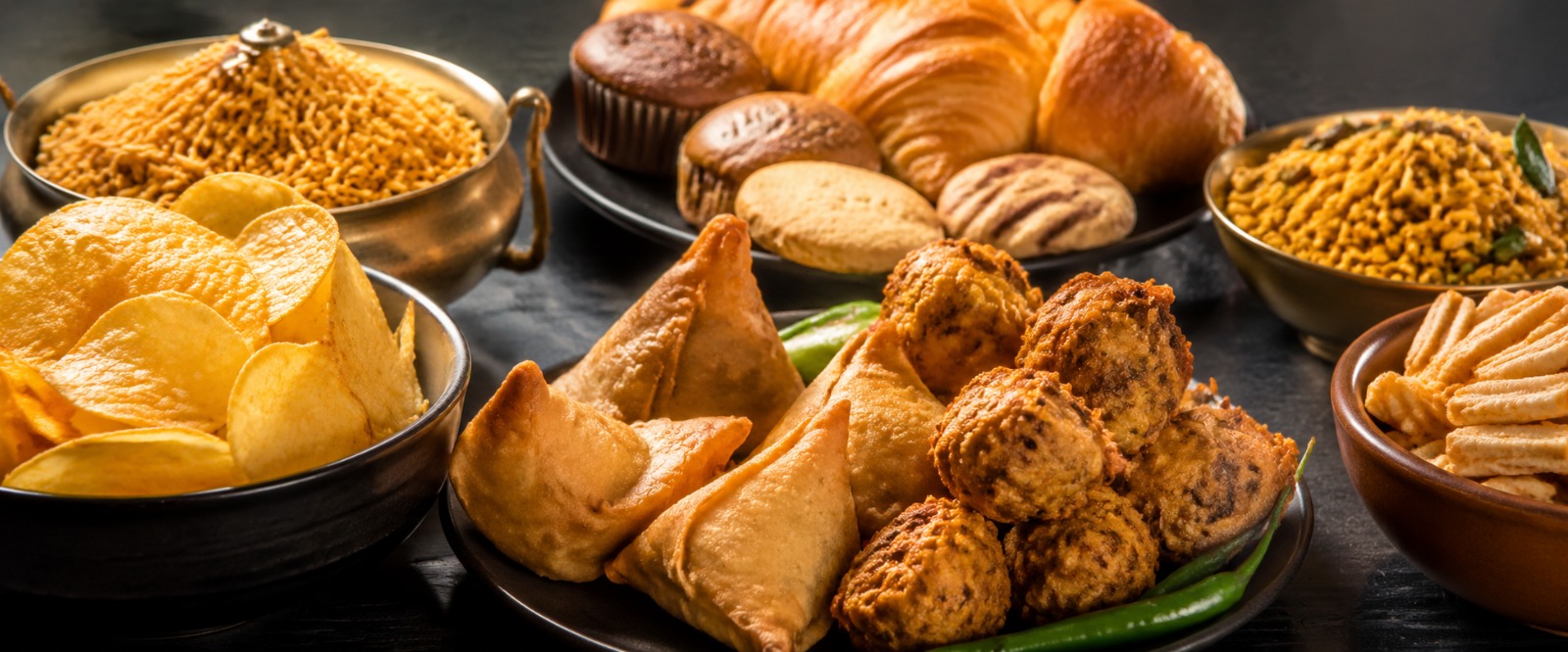 Deep-fried snacks and bakery items that raise LDL cholesterol