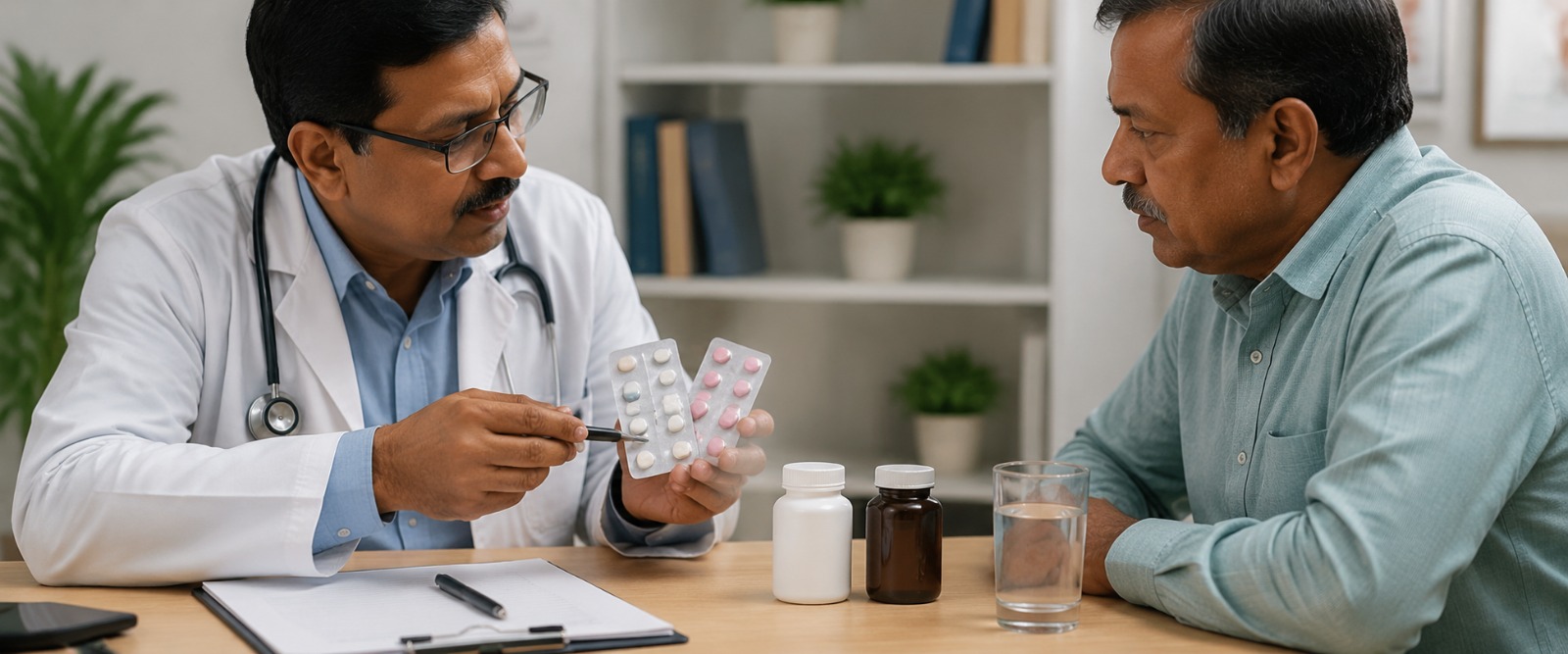 Reviewing tablet dose, timing and combination